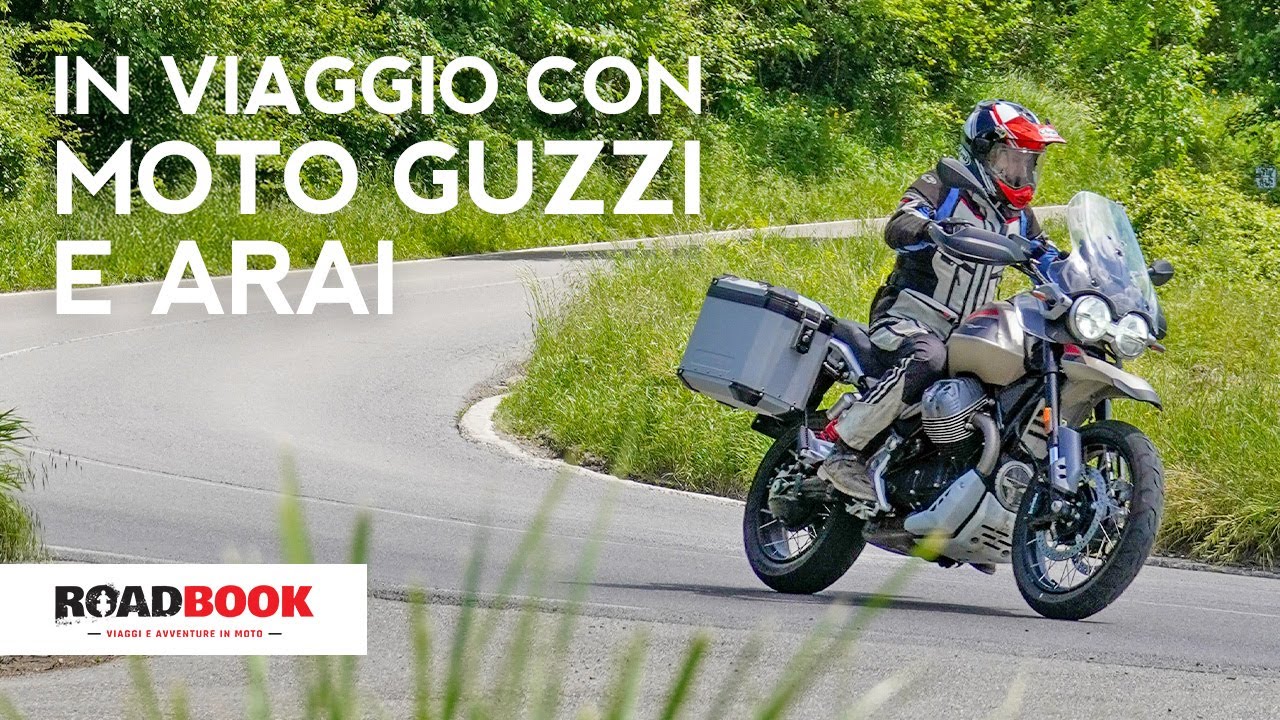 In viaggio verso l'Abetone con Moto Guzzi e Arai
