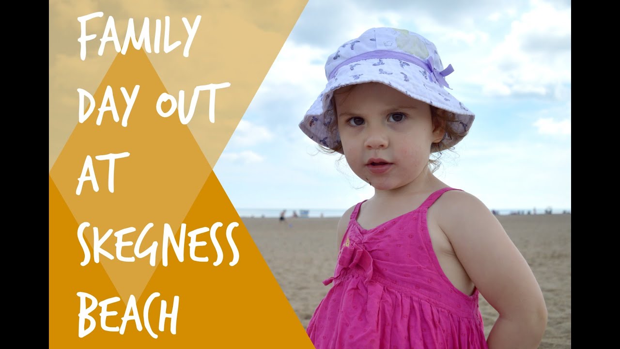 Family Day Out At Skegness Beach