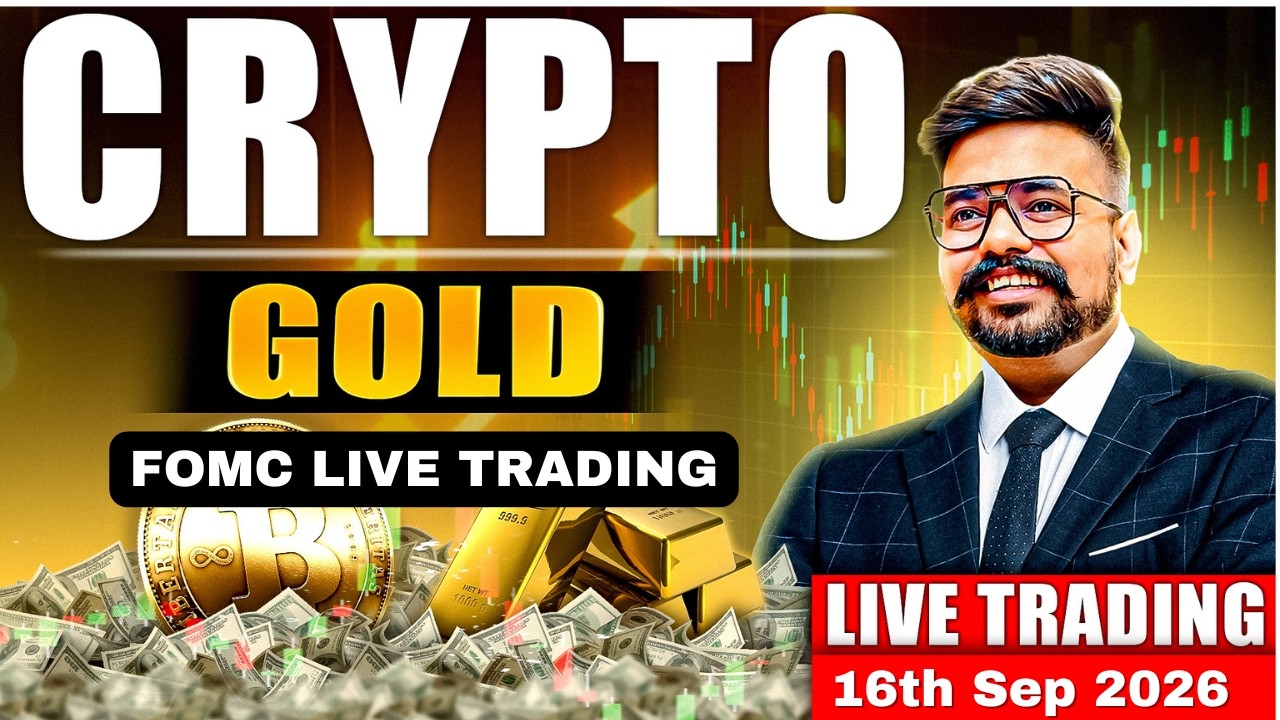 Fed rate decision live trading | Gold, BTC & ETH big move tonight