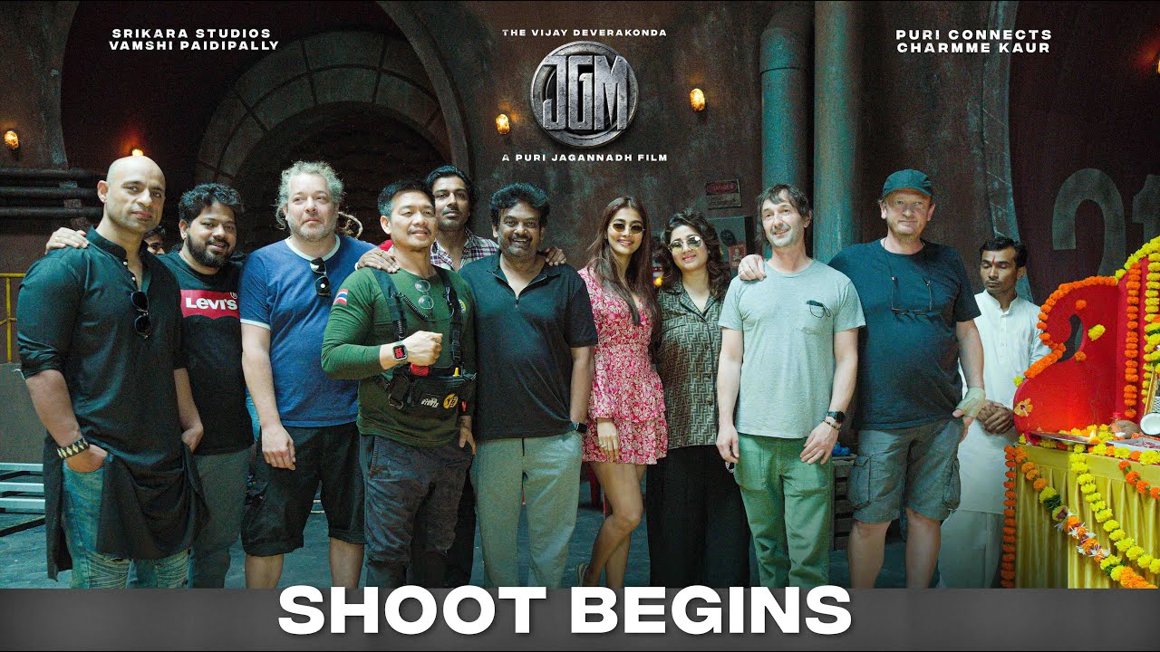 JGM Shoot Begins  | Vijay Deverakonda | Puri Jagannadh | Pooja Hegde |Puri Connects |Srikara Studios