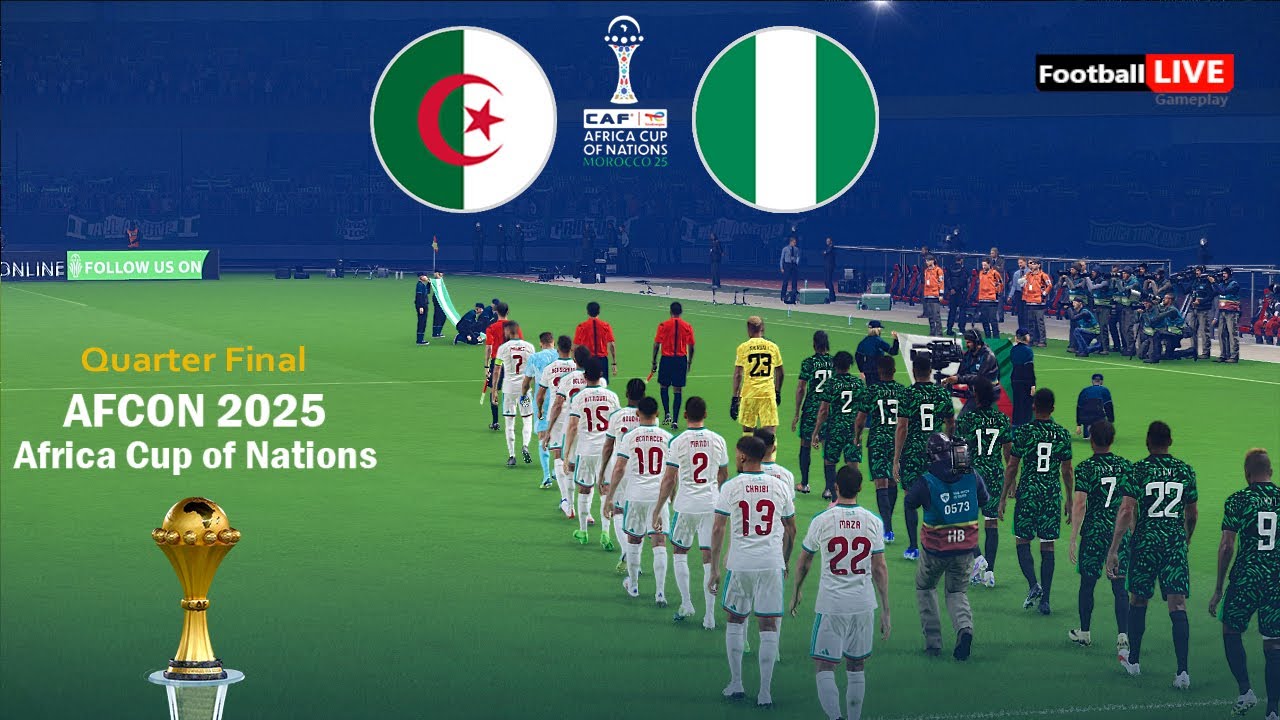 ALGERIA vs NIGERIA - Africa Cup of Nations 2025 AFCON | Full Match Penalty Shootout | Simulation PES