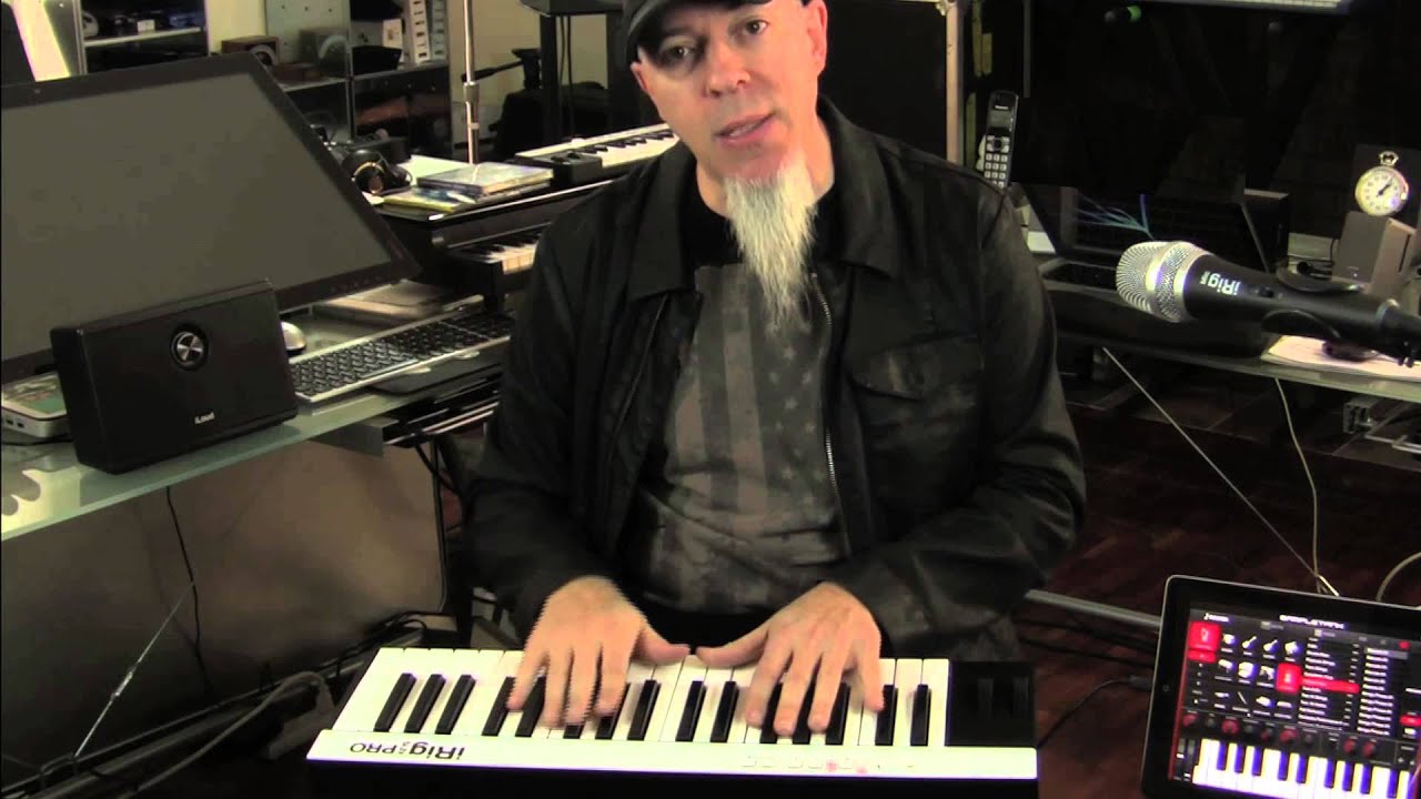 Jordan Rudess plays iRig KEYS PRO universal mobile keyboard for iPhone, iPod touch, iPad, Mac/PC