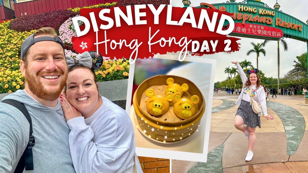 HONG KONG DISNEYLAND VLOG! 🏰 Crystal Lotus Dim Sum, Unique Attractions & The Lion King Show 🦁