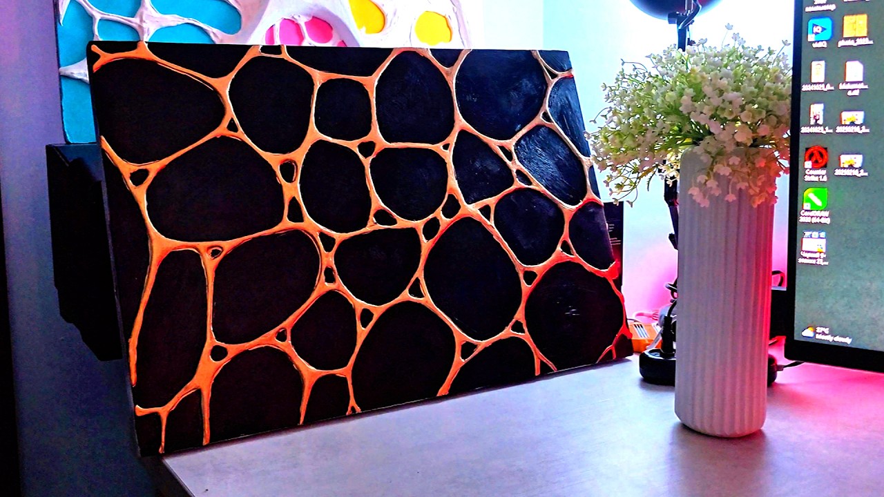 Making an abstract decorative element for interior