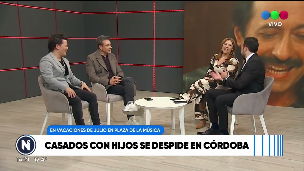 Visita de lujo en vivo: Coqui y Dardo anticipan la llegada de los Argento a C&oacute;rdoba