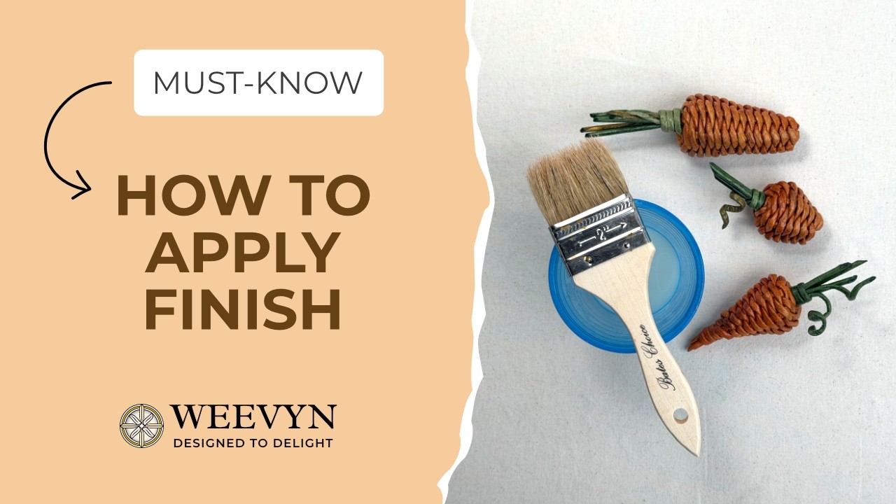 How to Finish Paper Vine Woven Items | Acrylic Varnish Coating Tutorial