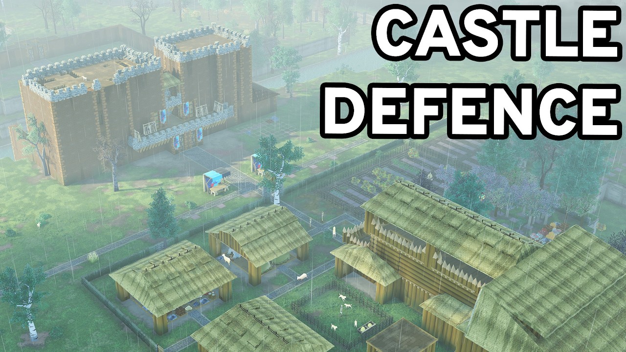 Growing & DEFENDING Our Castle In Going Medieval! #4