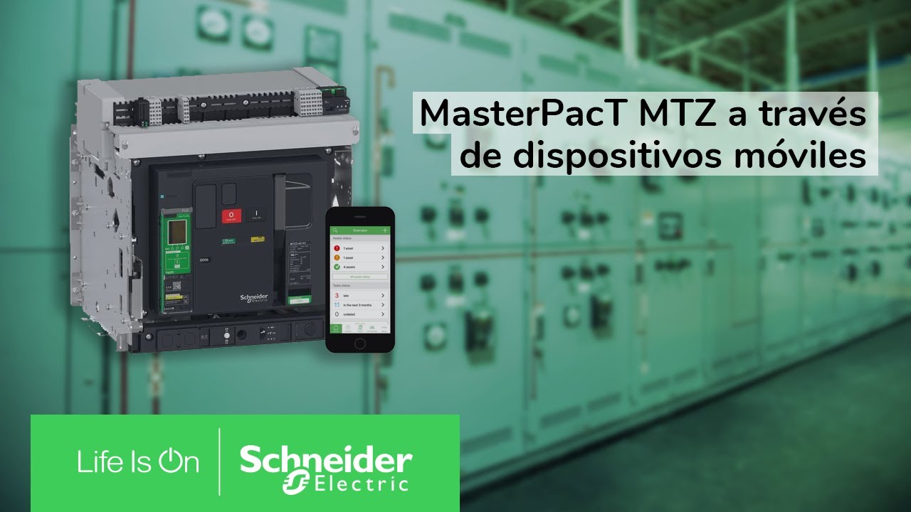 Interacción de MasterPacT MTZ a través de dispositivos móviles