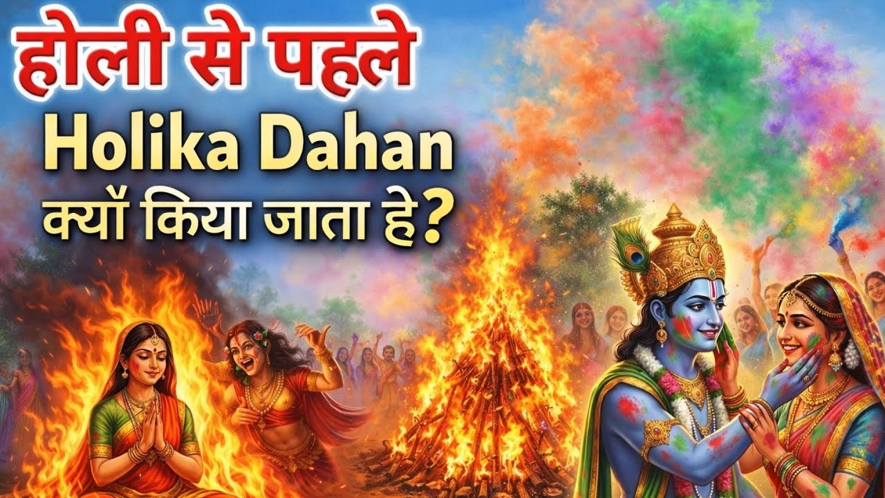 होली से पहले Holika Dahan क्यों किया जाता है? | Real Story of Prahlad & Holika | Holi 2026 Special