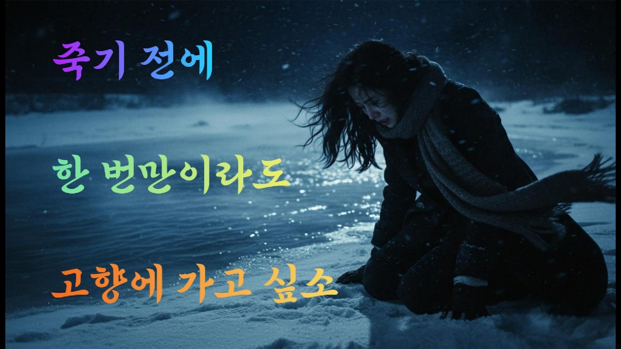 두만강 눈물꽃/죽기전에 한 번만이라도 가고 싶소/고향을 떠난 이들의 그리움을 담은 노래/ #트로트  #타향  #5060  #중년  #어머니 #그리움