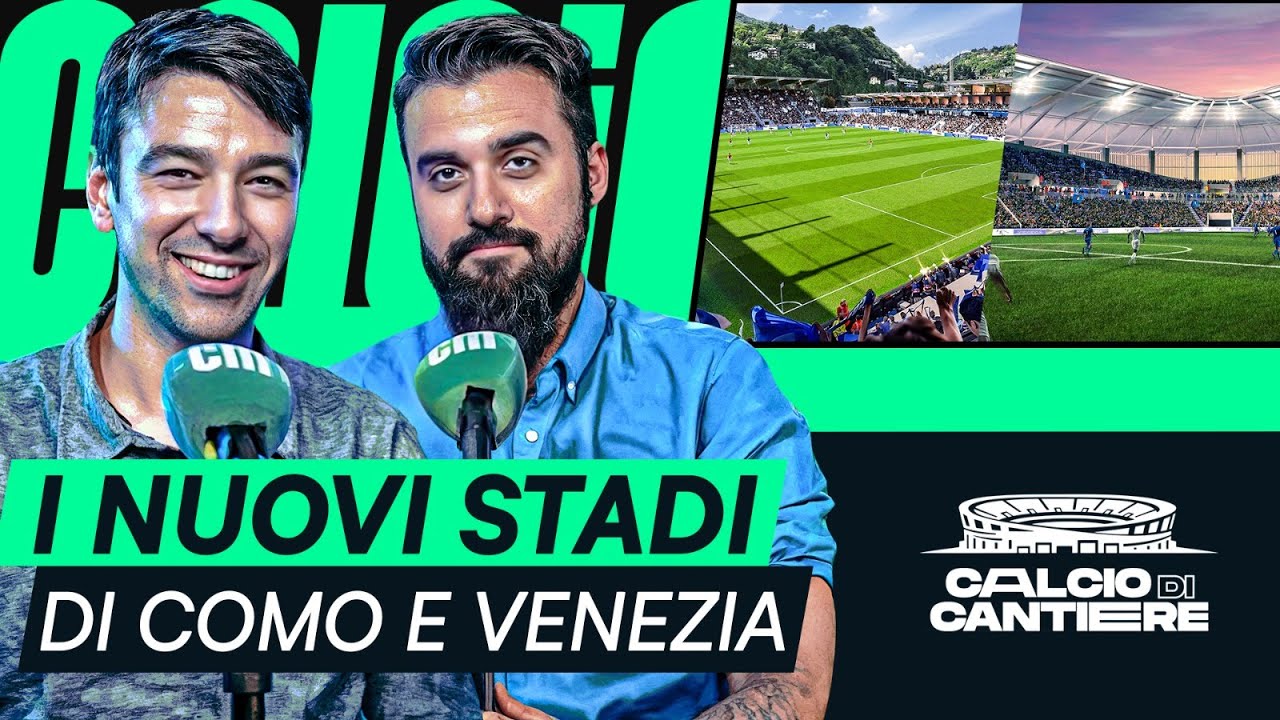 AVREMO MAI NUOVI STADI IN ITALIA? 🏟️ GLI INCREDIBILI PROGETTI SULL'ACQUA 🌊 DI COMO E VENEZIA