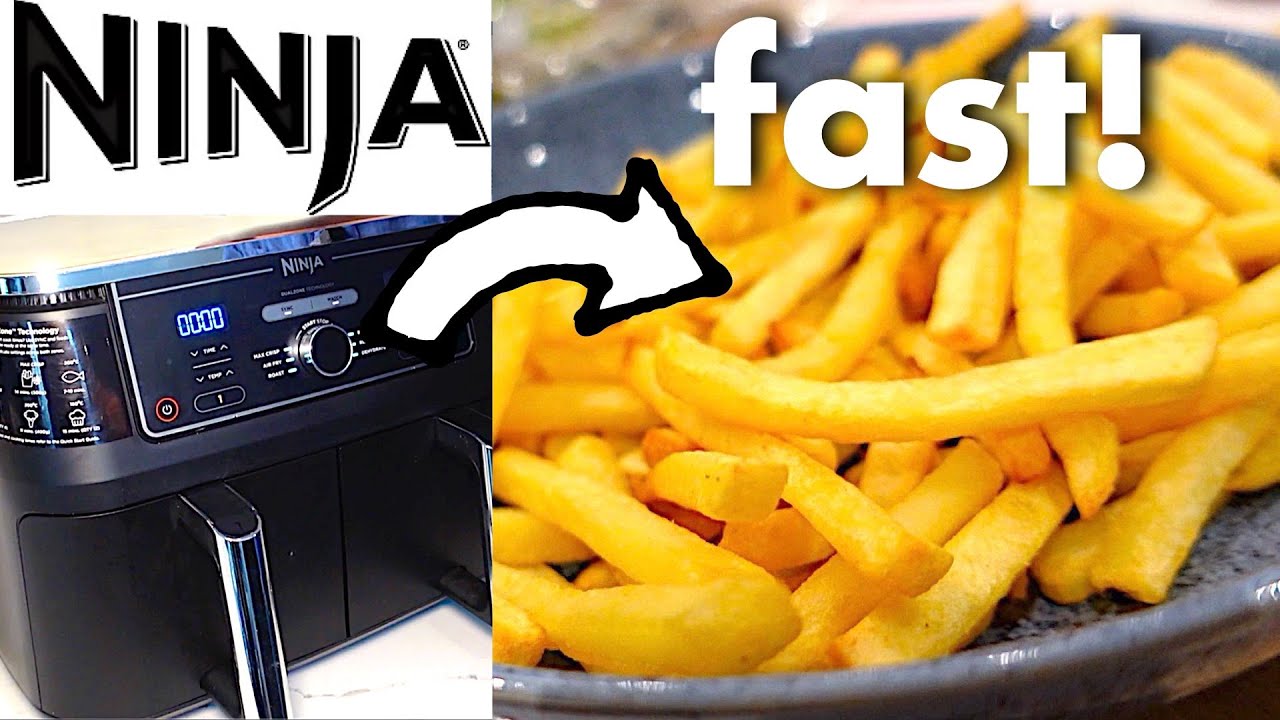 DELICIOUS French Fries in Air Fryer! Ninja Foodi Max Snacks!!! 🍟