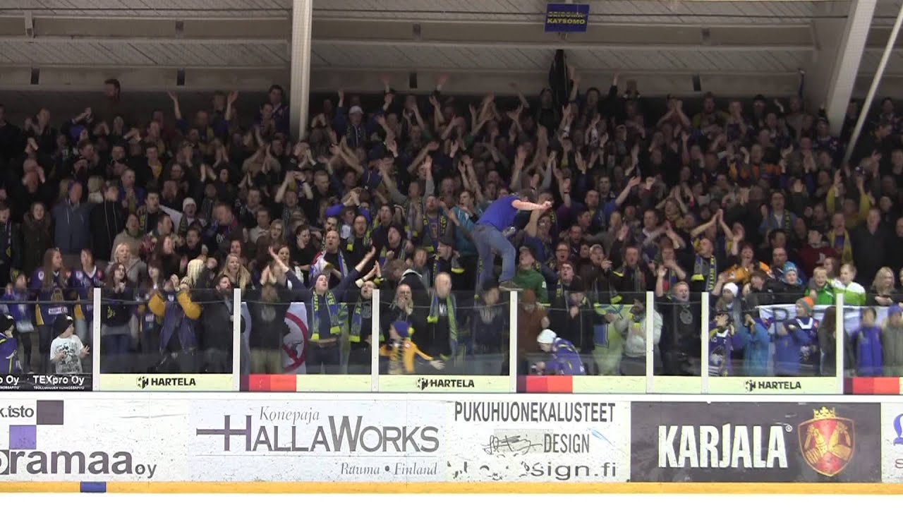 Raumam Boja 28.03.2013 after crucial Lukko vs. Jokerit Playoffs Game 6