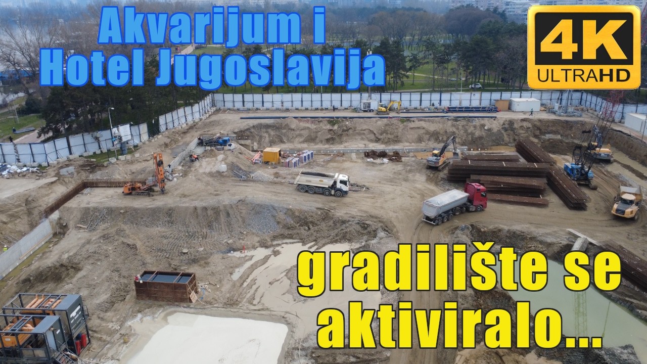 Hotel Jugoslavija i Akvarijum - dron snimak