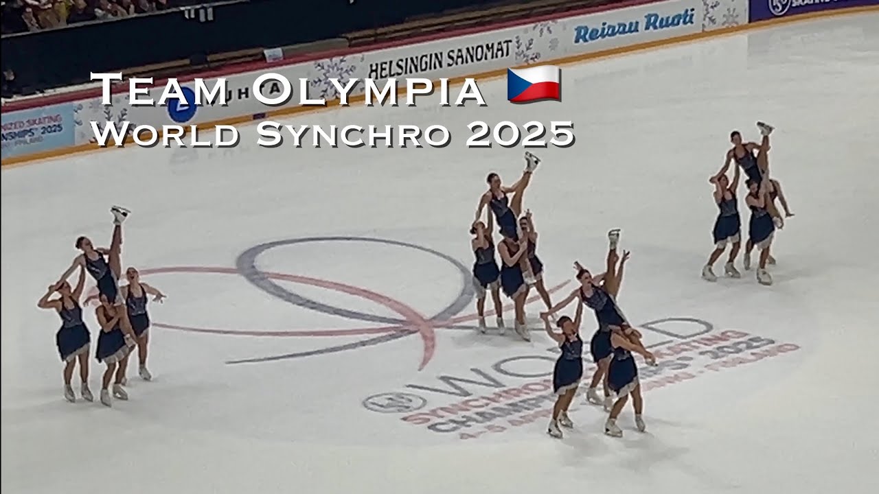Team Olympia 🇨🇿 FS - World Synchro 2025 - Synchronized skating