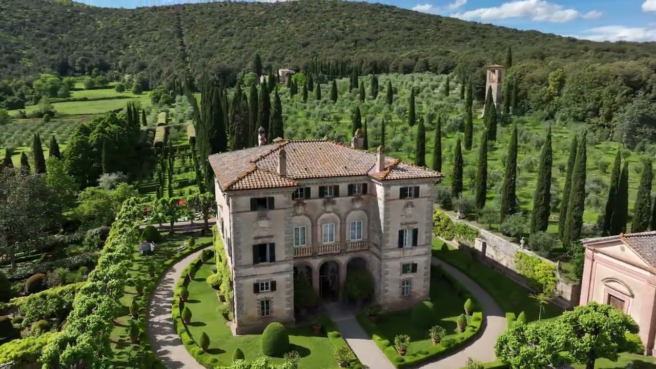 Villa Cetinale ( Siena ) .. DJI Mavic 3 Cinematic 4K... TUSCANY