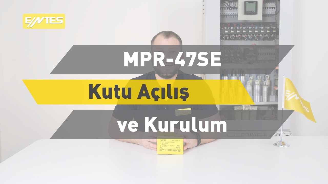 MPR-47SE Şebeke Analizörü Kutu Açılış ve Kurulum