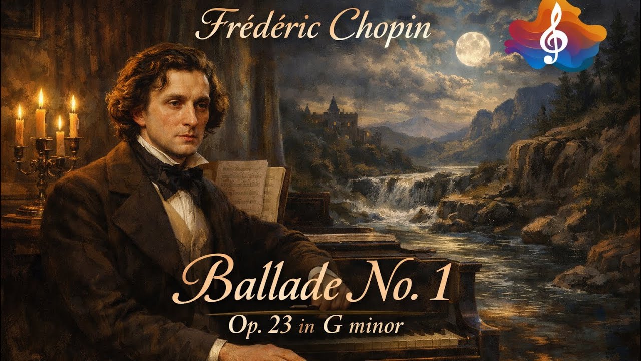 Frédéric Chopin – Ballade No. 1 in G minor, Op. 23 | A Dramatic Piano Masterpiece