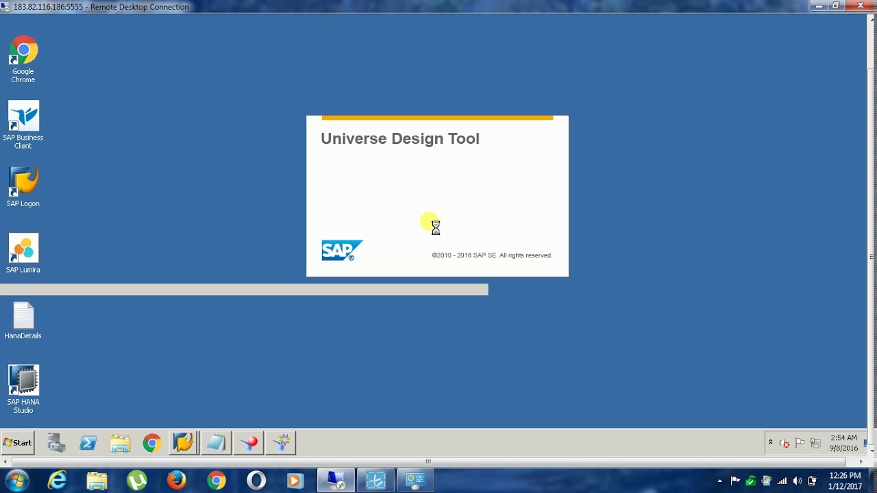 Universe design Tool (12 Jan  2017 )