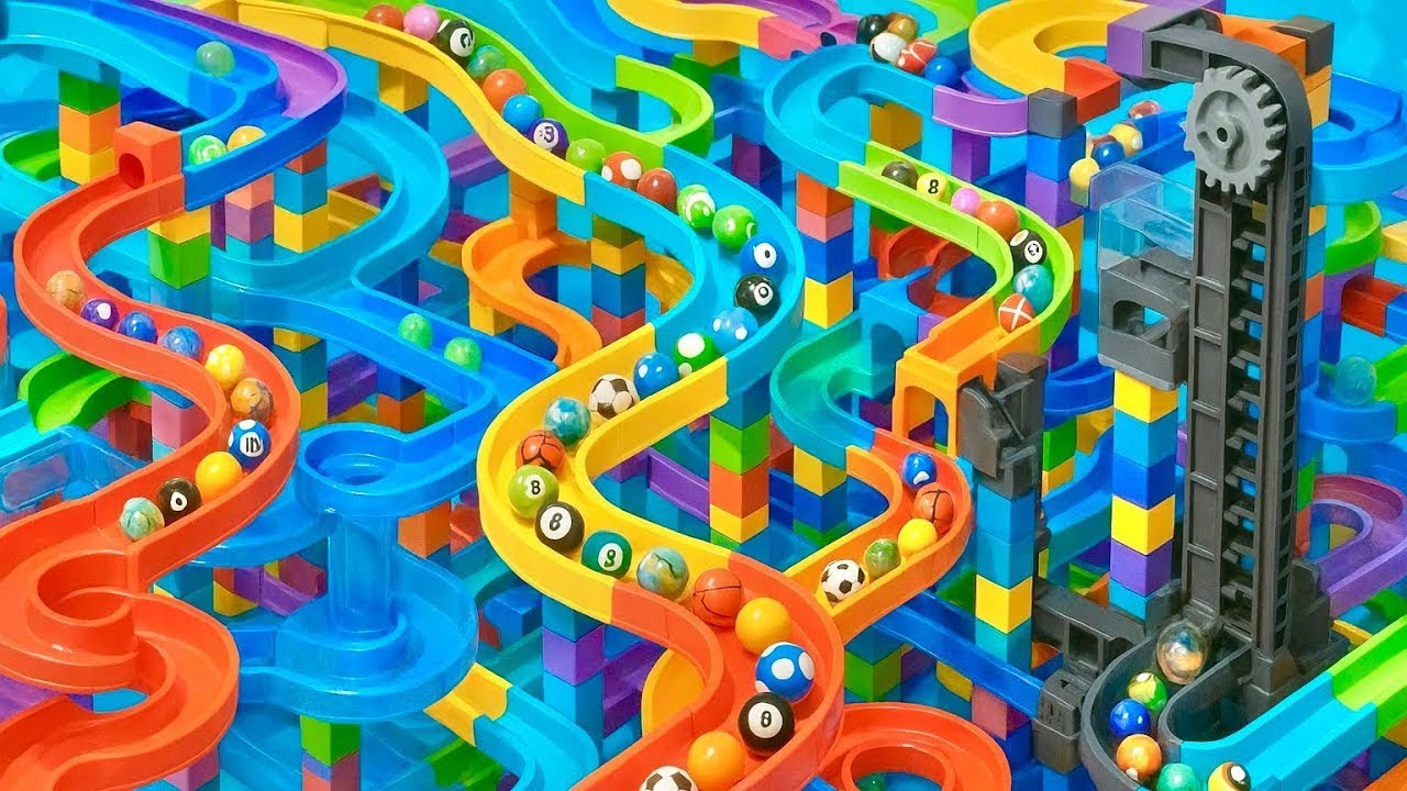 Marble Run — расслабляющее ASMR-видео для снятия стресса: спокойный, размеренный поток 2
