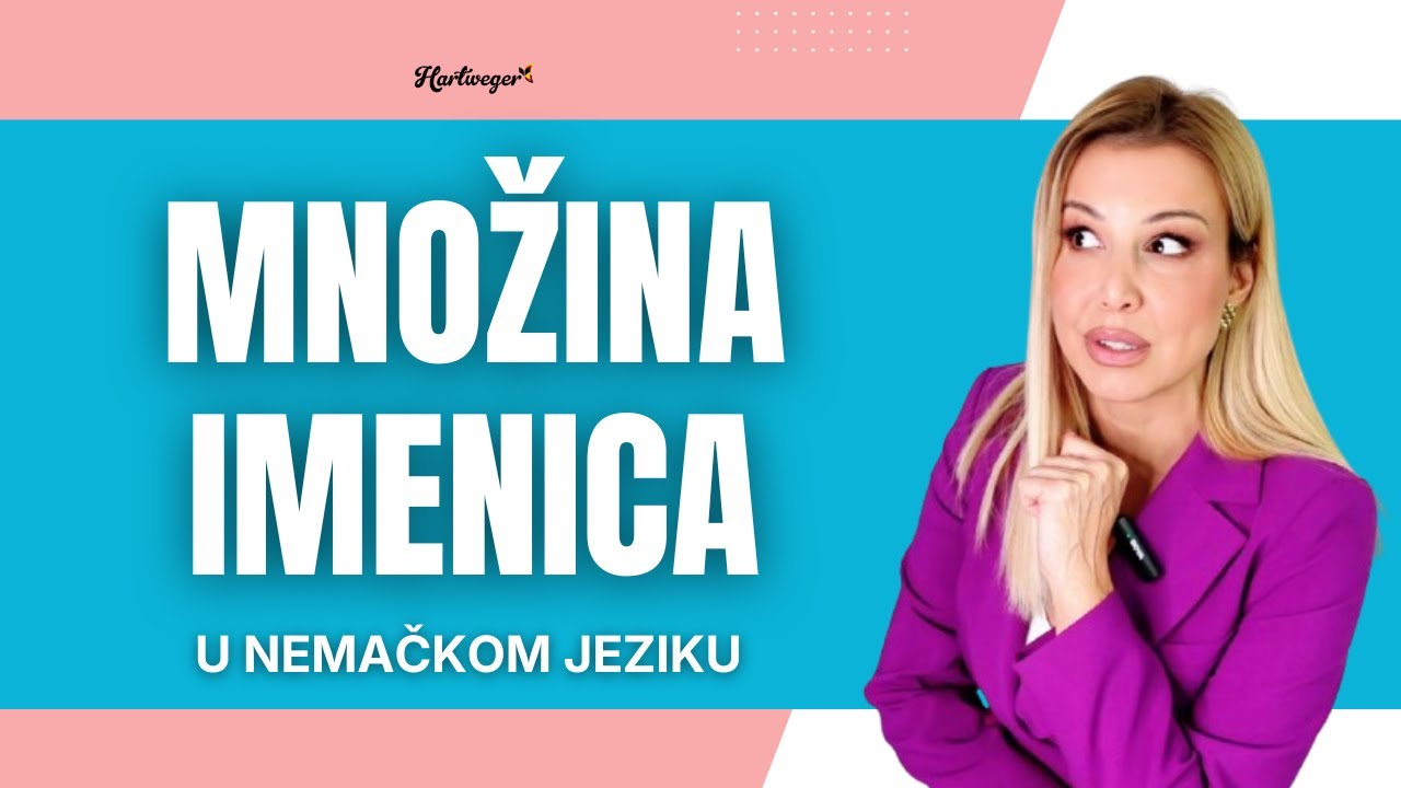 Kako da naučiš MNOŽINU IMENICA U NEMAČKOM JEZIKU? | Plural - svi nastavci i pravila