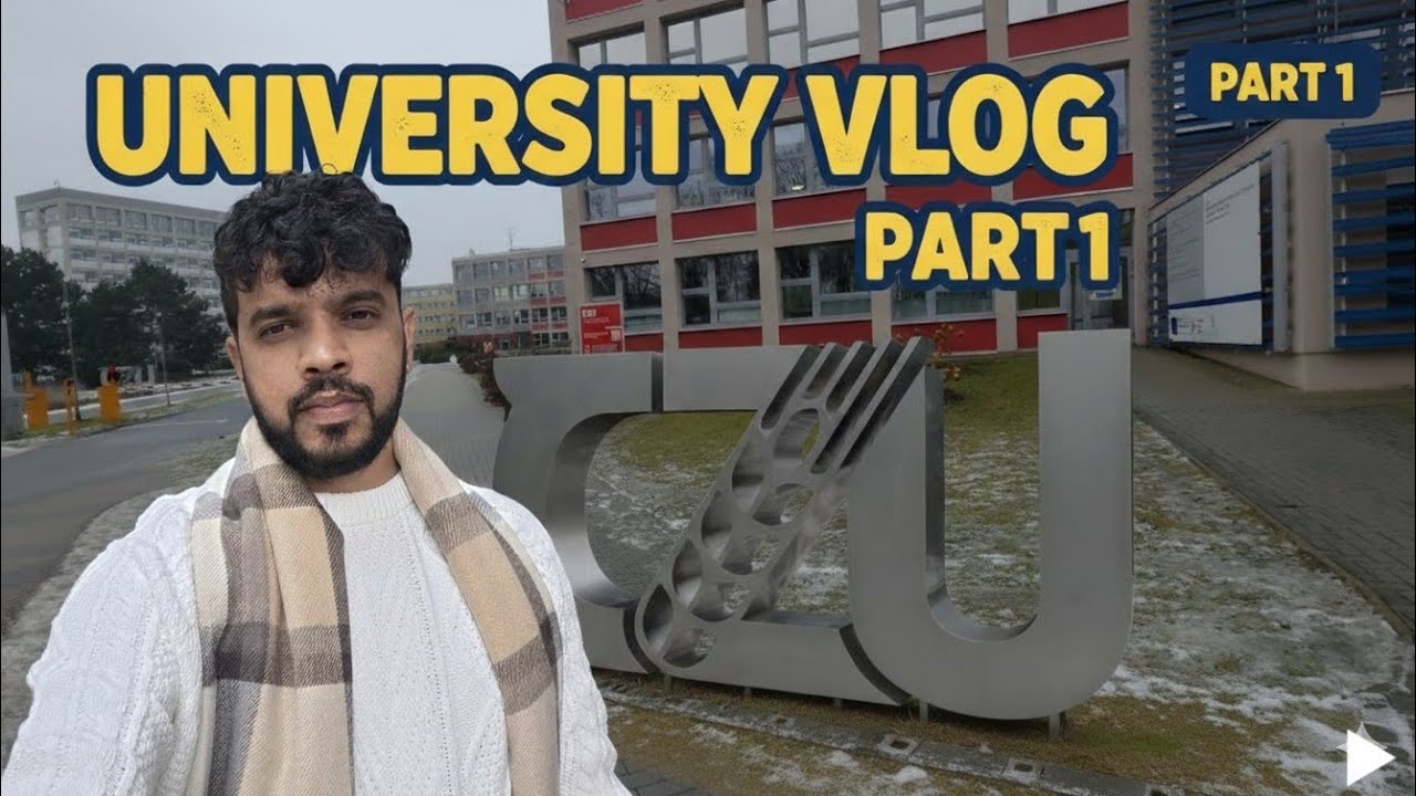 UNIVERSITY VLOG: Exploring the CZU Campus! 🏛️ | Part 1 #india #prague 
