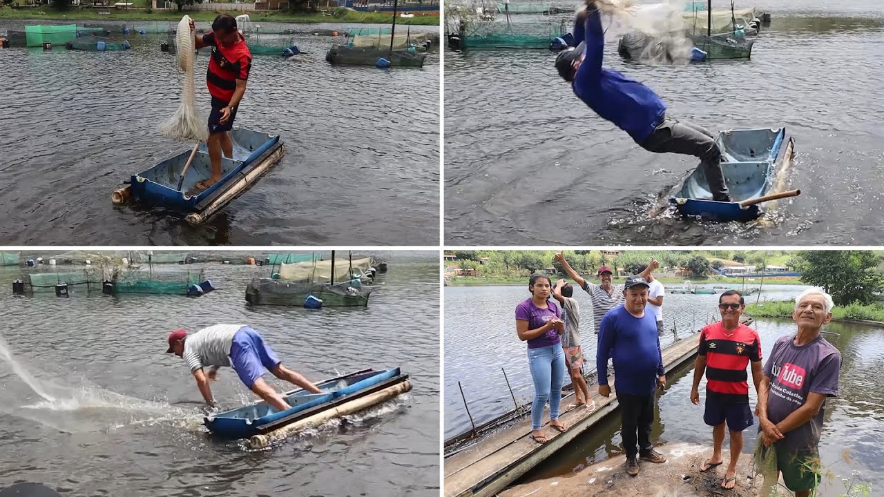 DESAFIO DO EQUILÍBRIO EM CIMA DA CANOA COM OS IRMÃOS