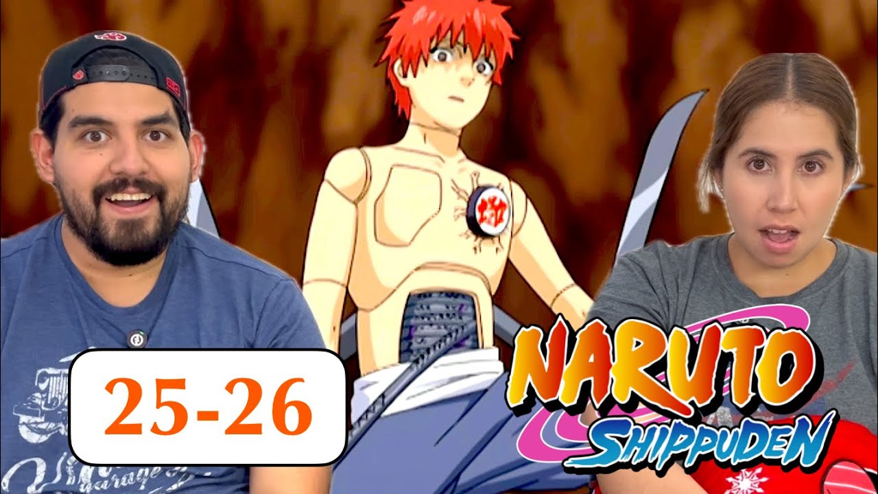 MI ESPOSA REACCIONA POR PRIMERA VEZ A NARUTO SHIPPUDEN capitulo 25-26