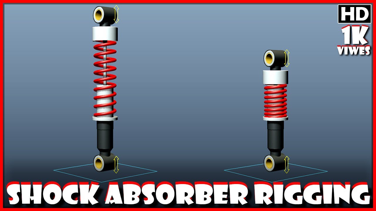 Shock Absorber Rigging in Autodesk Maya 2017
