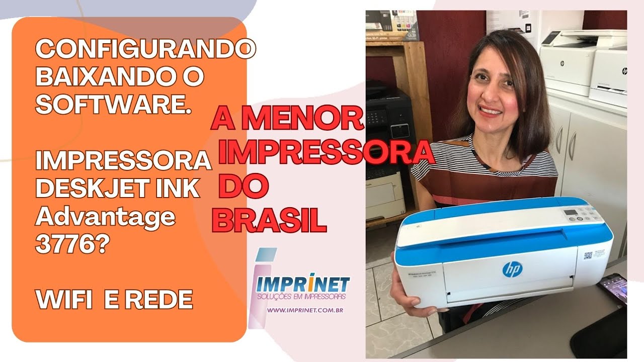 Como instalar a Impressora Deskjet HP 3776 no Wifi