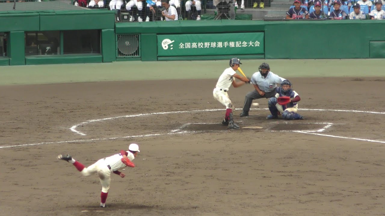 ≪選手権≫甲子園(2018)　高岡商業　山田投手(3年)　大阪桐蔭相手に１１奪三振の力投をみせる！！