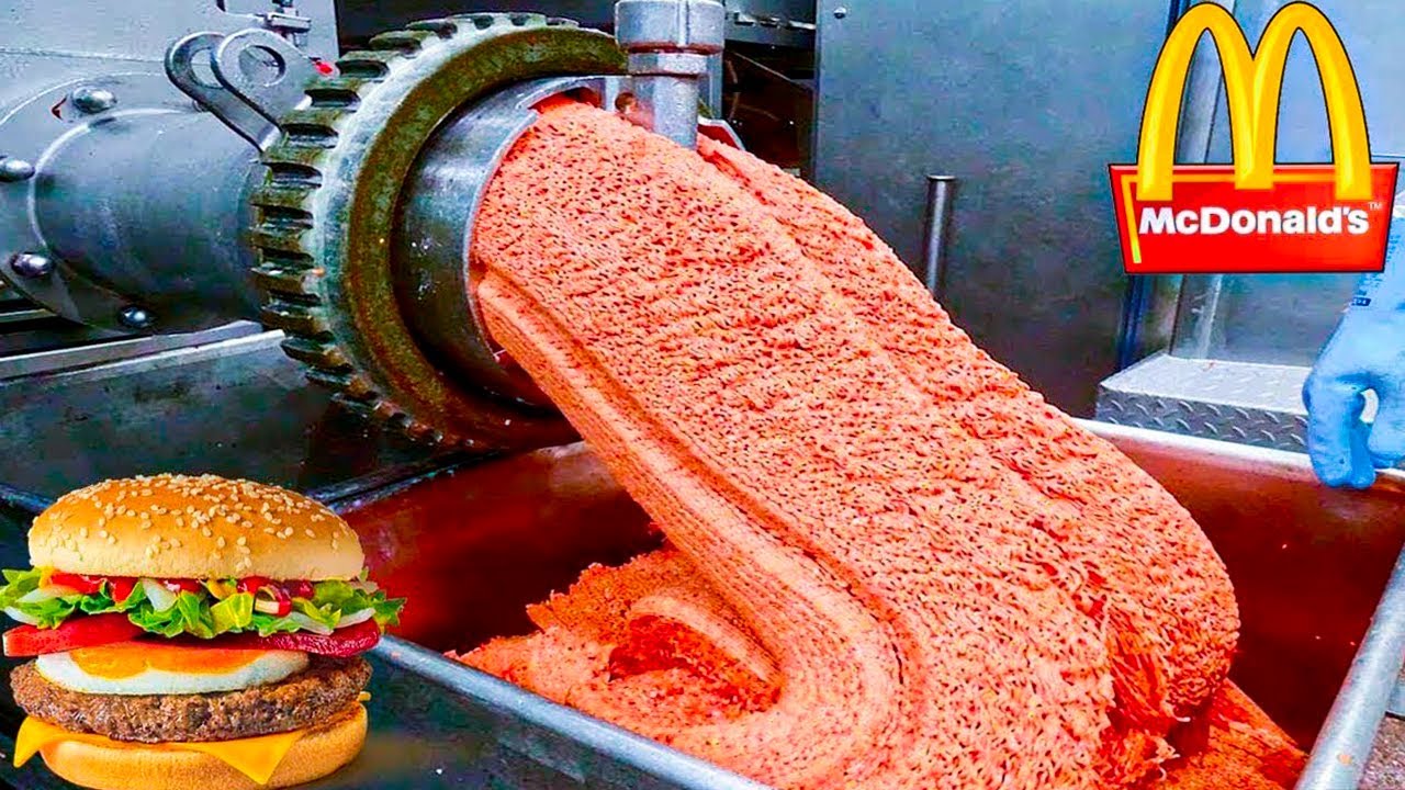 Come Si Produce la CARNE degli Hamburger di MCDONALD'S 🍔 Dove McDonald's Produce i suoi Hamburger?