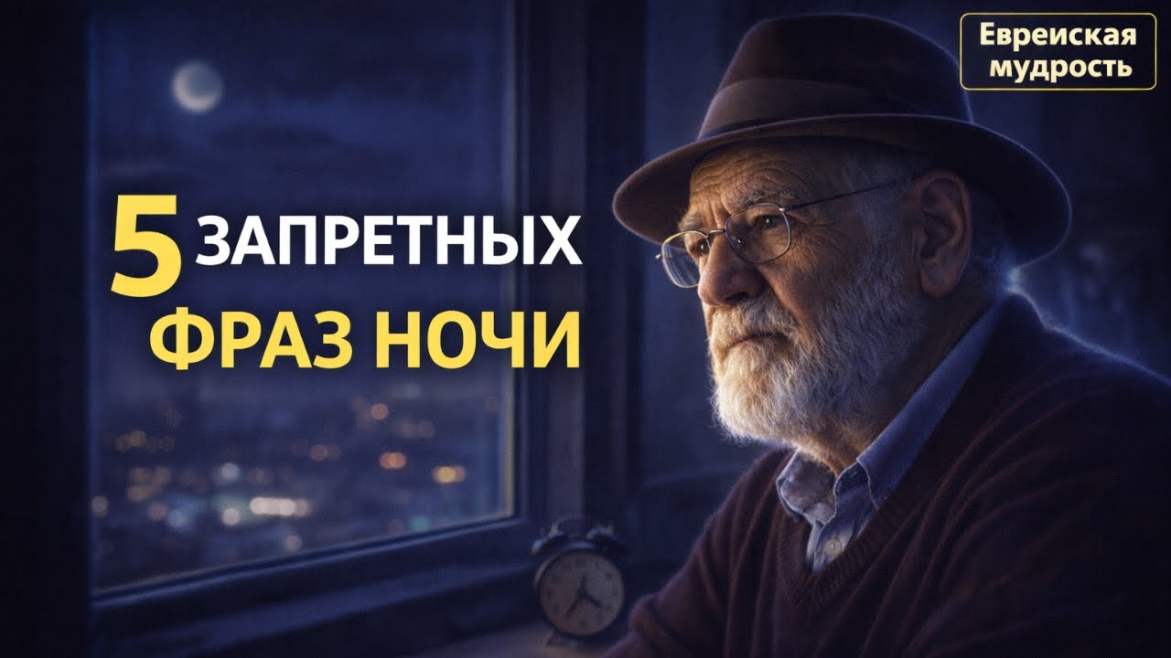 5 фраз, которые крадут вашу ночь и судьбу | Еврейская мудрость о тишине и душе
