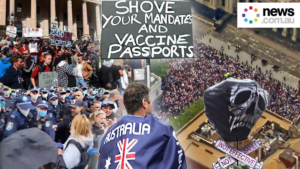Thousands attend anti-vax protests across Australia