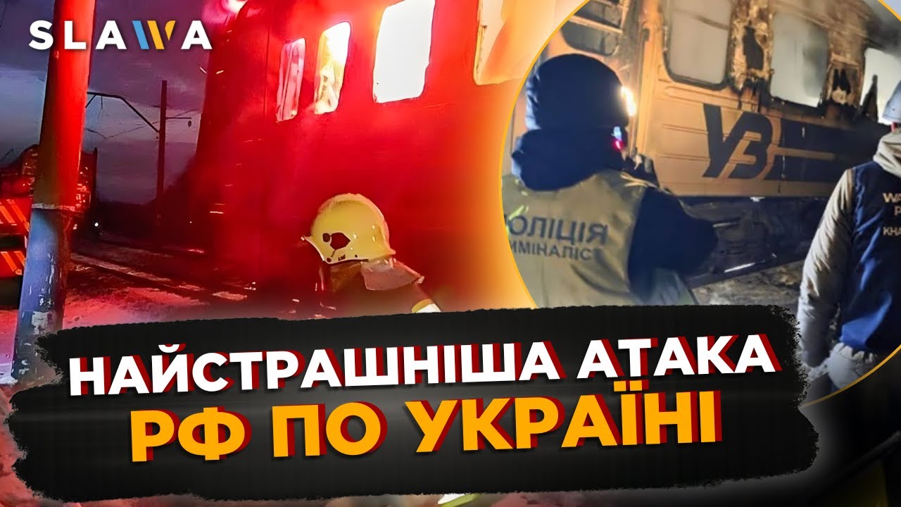 КАДРИ жахають! РФ прицільно ВДАРИЛА по ПОТЯГУ з людьми. СЕНСАЦІЙНЕ рішення від Європи для України