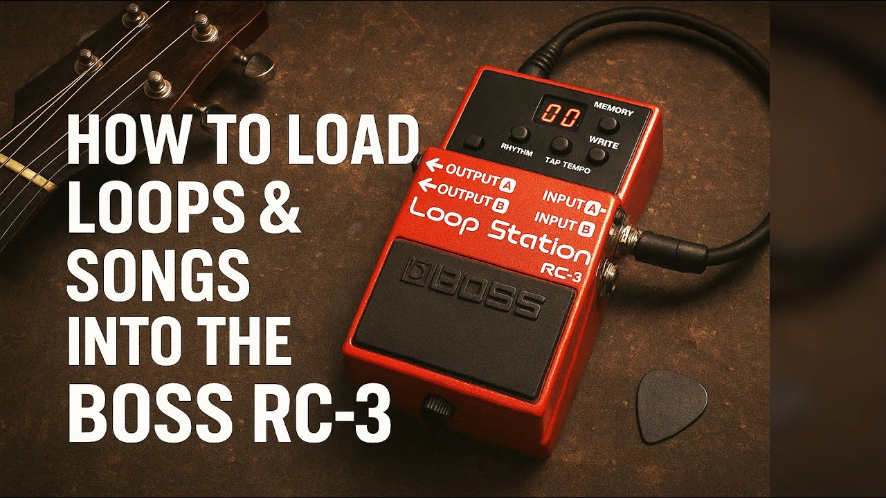 Boss RC-3 Tutorial: How to Load Loops, Songs & Fix &lsquo;Wrong File Format&rsquo; Error