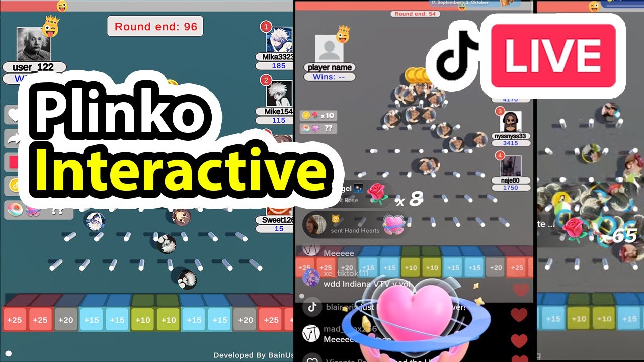 Tiktok interactive Live Game: Plinko 🔥