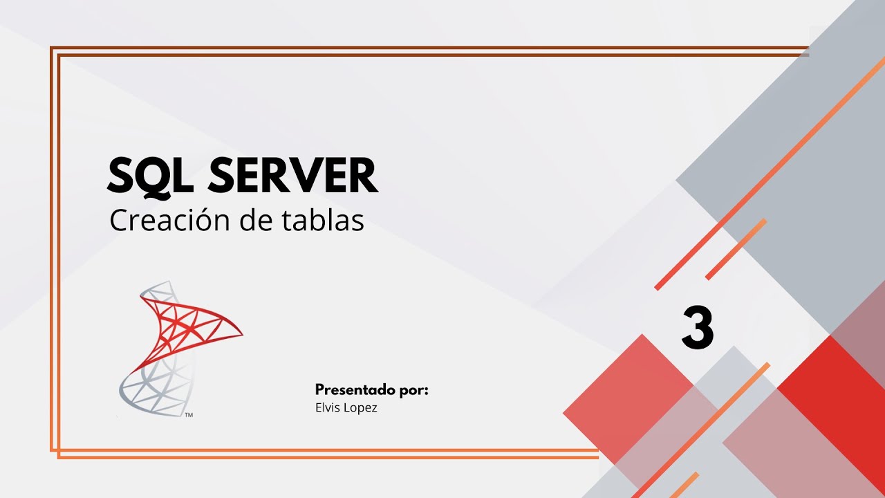 SQL - Creación de tablas