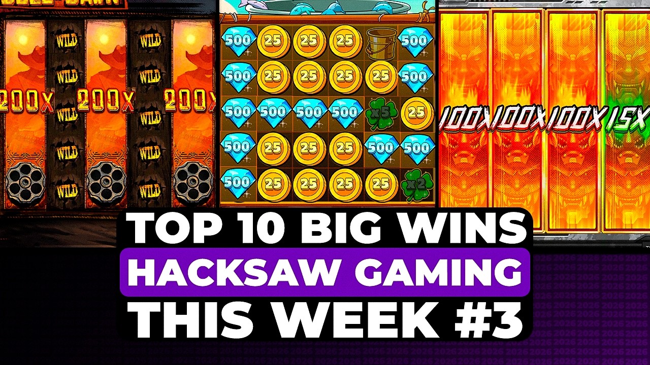 TOP 10 BIGGEST WINS ON HACKSAW GAMING THIS WEEK #3 / REAL PLAYER WINS