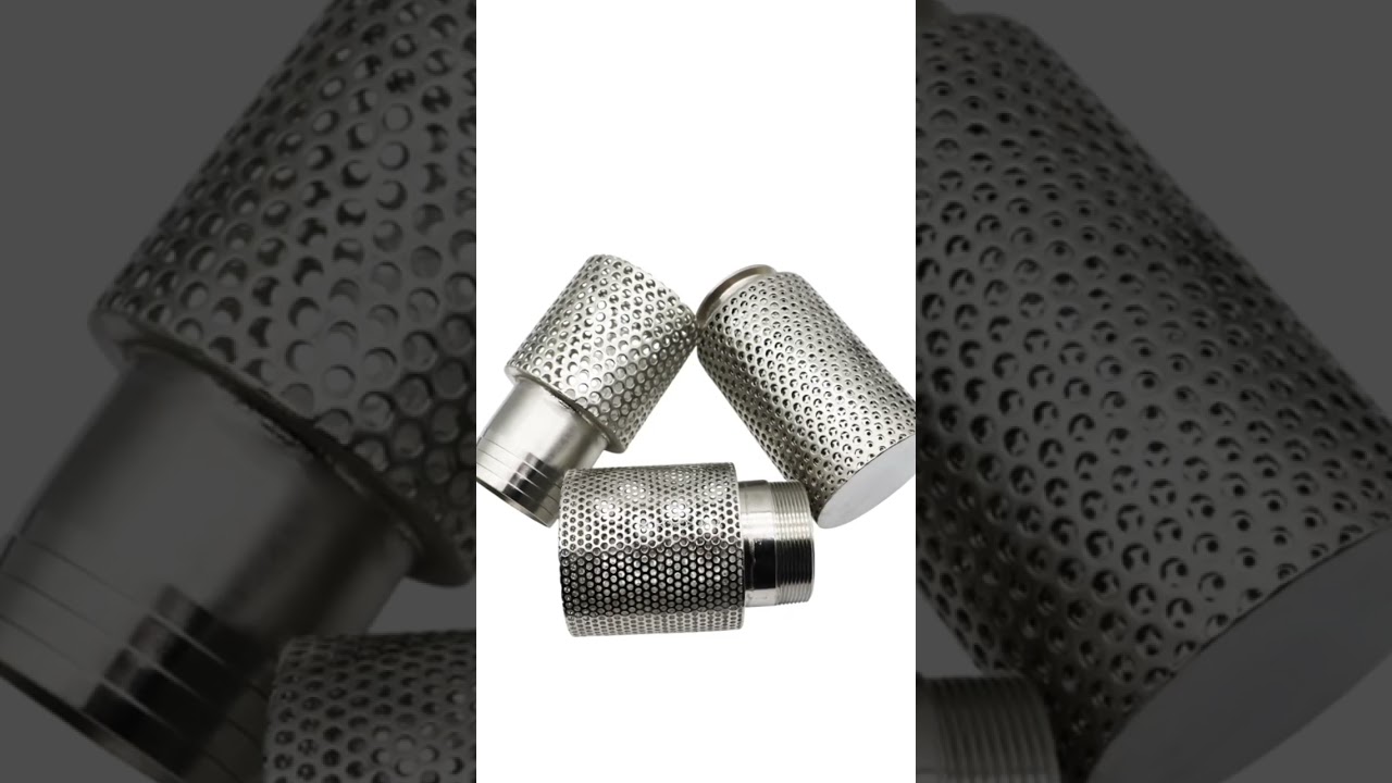 Perforated filter cartridge