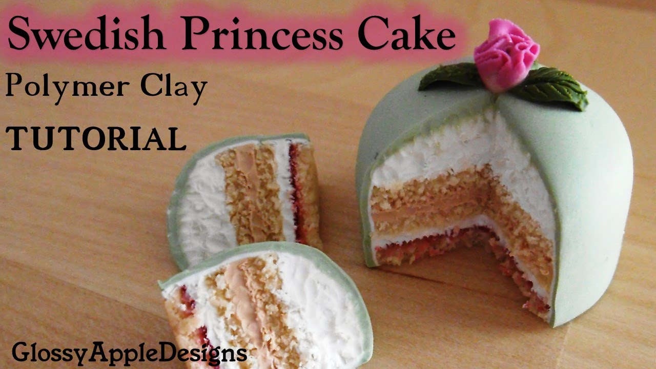 Tutorial: How to Make a Polymer Clay Swedish Princess Cake || Maive Ferrando