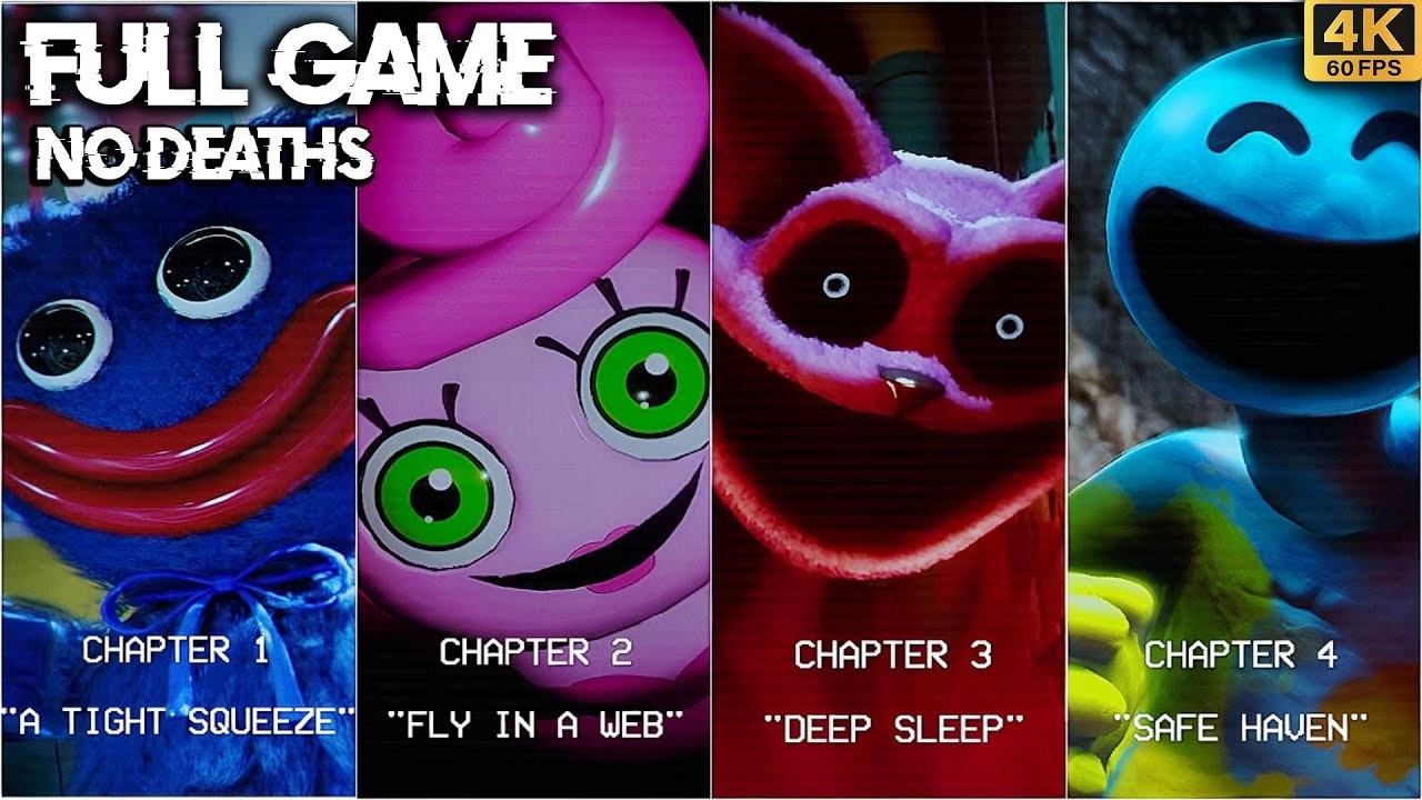 POPPY DON'T PLAYTİME CHAPTER 1,2,3,4