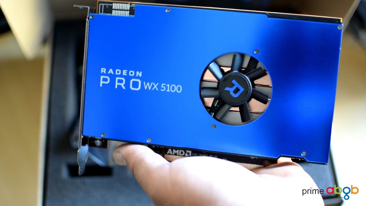 First Look AMD Radeon Pro WX7100 & WX5100