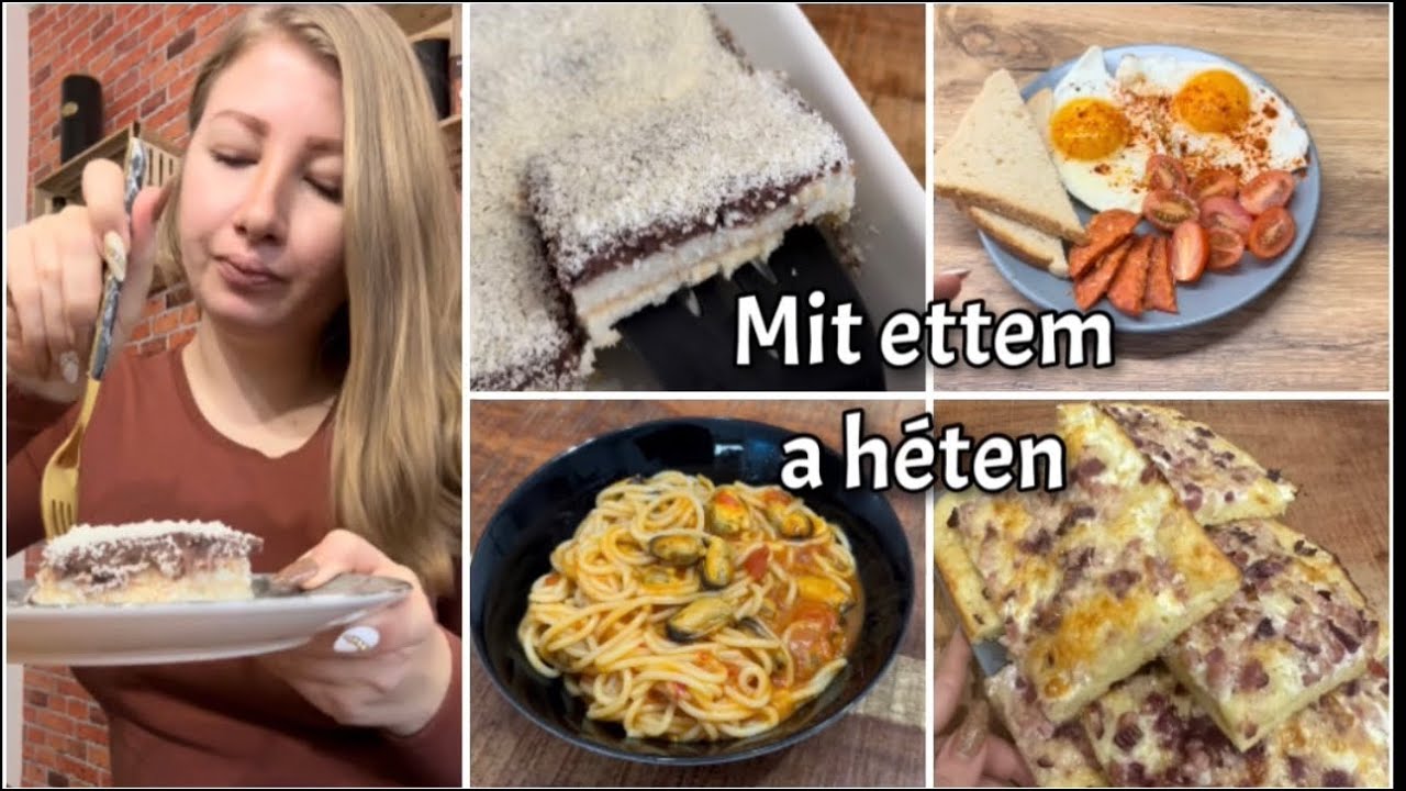 Mit ettem a héten|A legfinomabb sütésnélküli süti amit valaha ettem!🤤|Csiky Beatrix