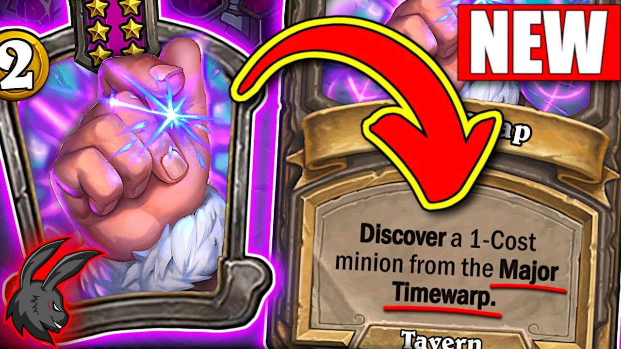 This New Spell is NOT Balanced! (INSANE Board) | Hearthstone Battlegrounds