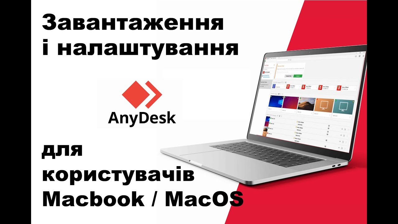 Anydesk установка і налаштування для користувачів Apple MacOS