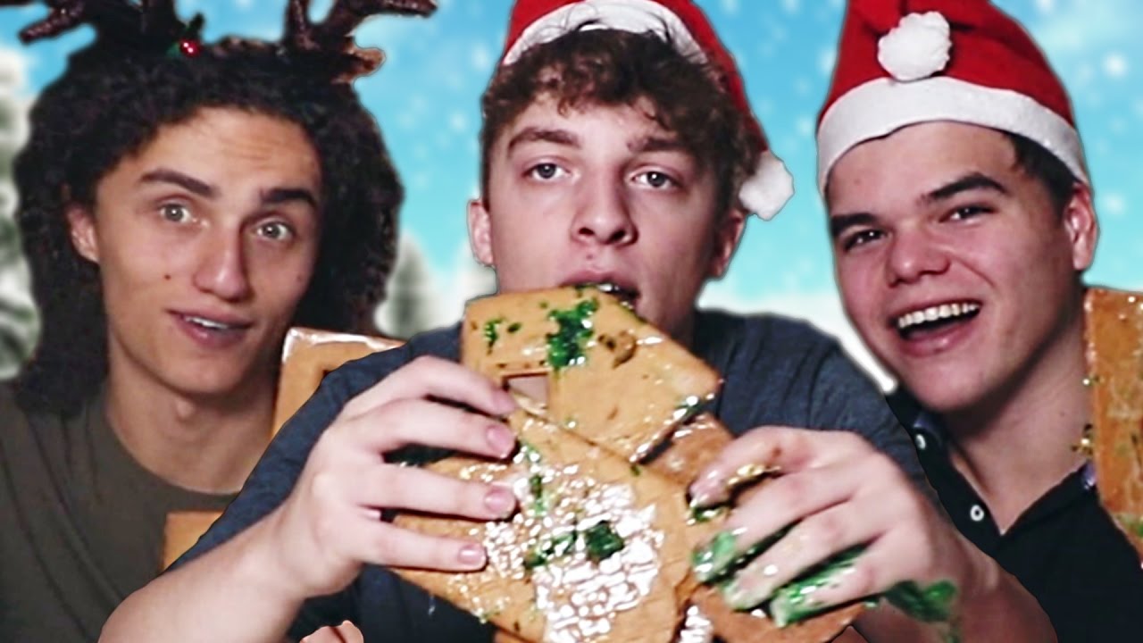 GINGER BREAD HOUSE BUILD CHALLENGE! (GONE WRONG)