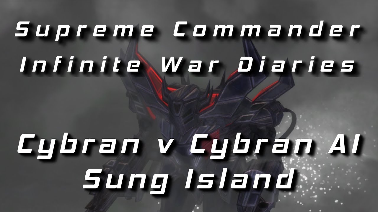 vs Cybran AI on Sung Island (w/commentary)