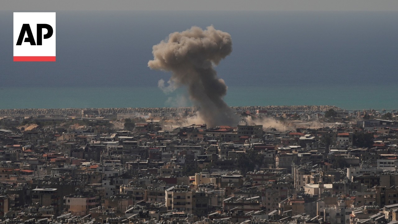 Explosions rock Beirut as plumes of smoke fill the sky in Lebanon