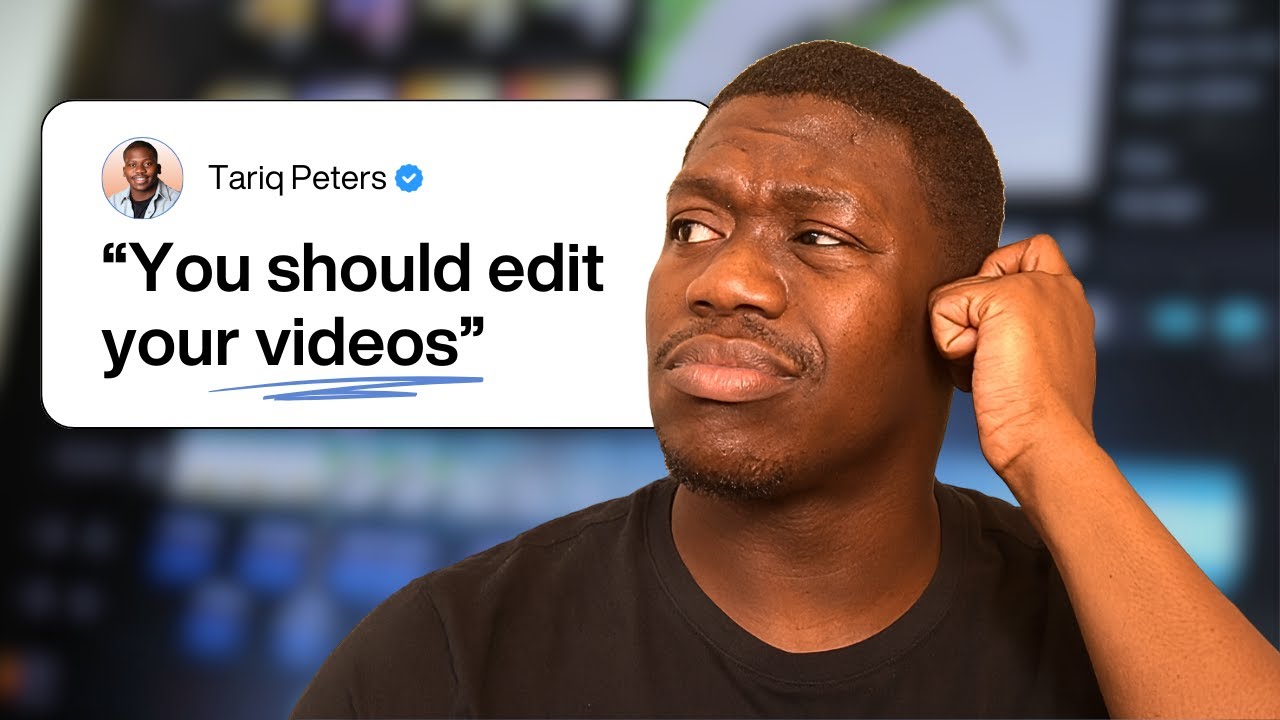 Why I'll Never Edit My Videos!